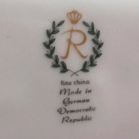 Vintage Reichenbach Fine China German Made Large Floral Serving Platter . - Picture 6 of 8